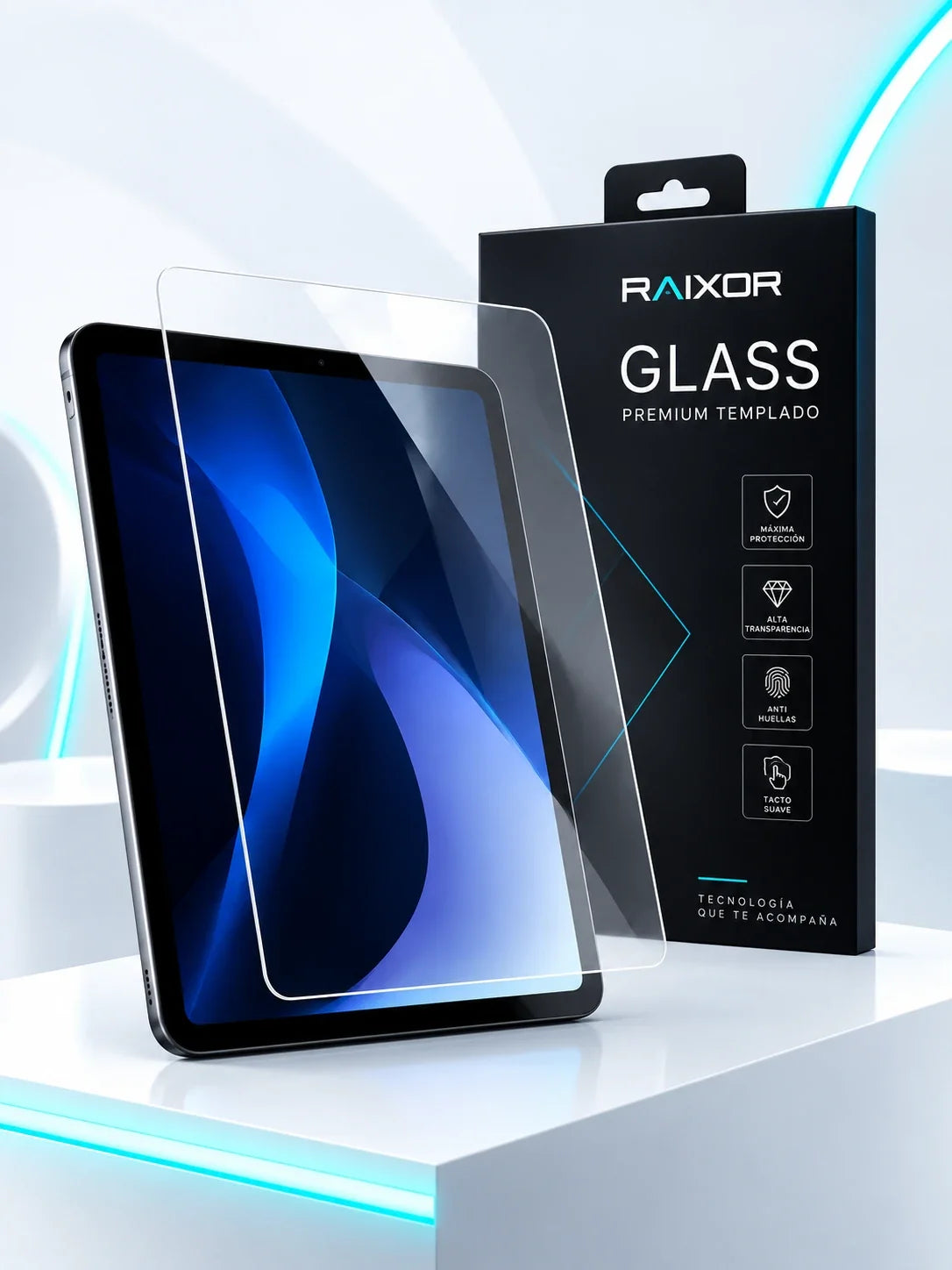 Láminas protectoras de vidrio templado para tablet RAIXOR