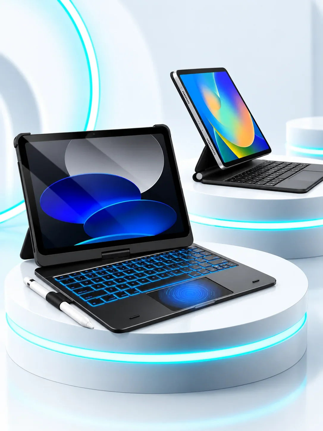 Teclados para tablet con funda y soporte | RAIXOR