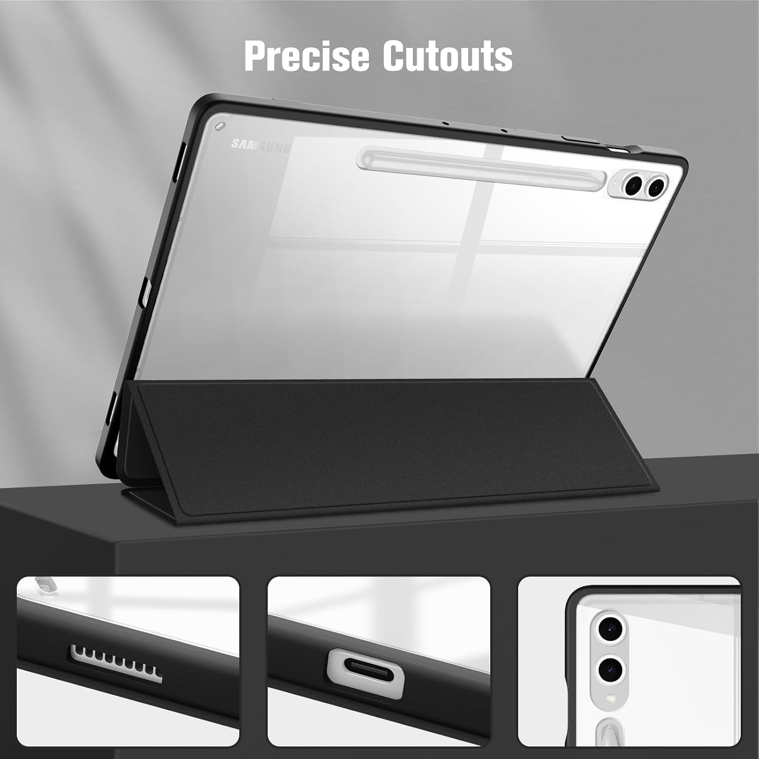 Funda Híbrida para Galaxy Tab S10 Plus (2024) / S9 FE Plus 5G 12.4" con Soporte S Pen