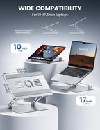 Soporte Ajustable para Laptop Lamicall de Aluminio (10" a 17.3")