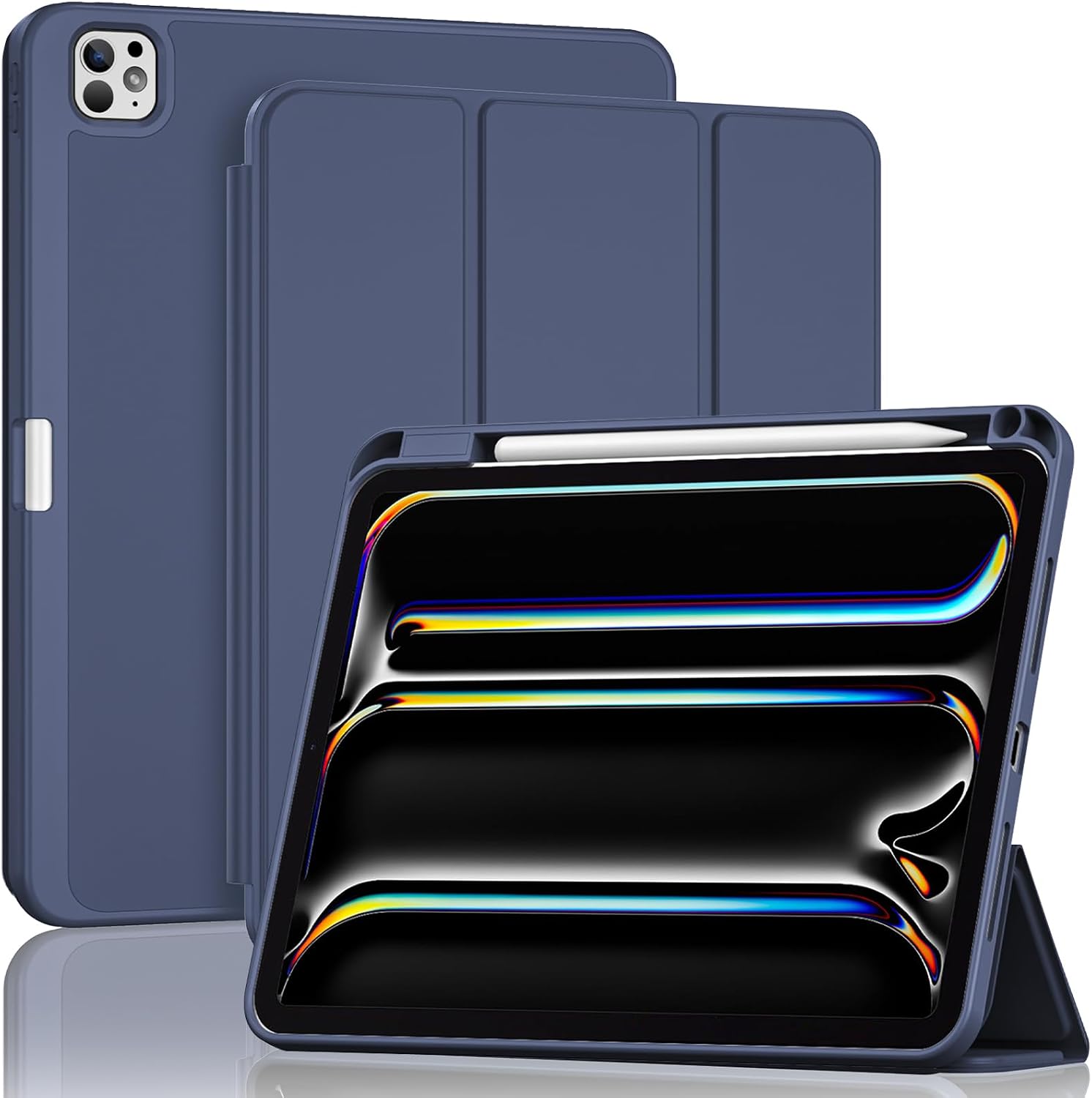 Funda Folio para iPad Pro 11" M5 (2025) / M4 (2024) con Soporte para Lápiz