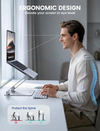 Soporte Ajustable para Laptop Lamicall de Aluminio (10" a 17.3")