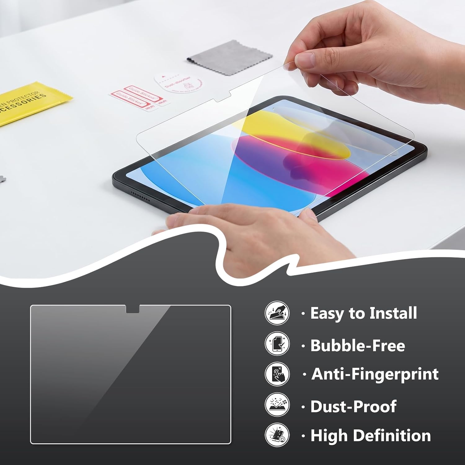 Funda Inteligente con Lámina para iPad 11ª y 10ª Generación
