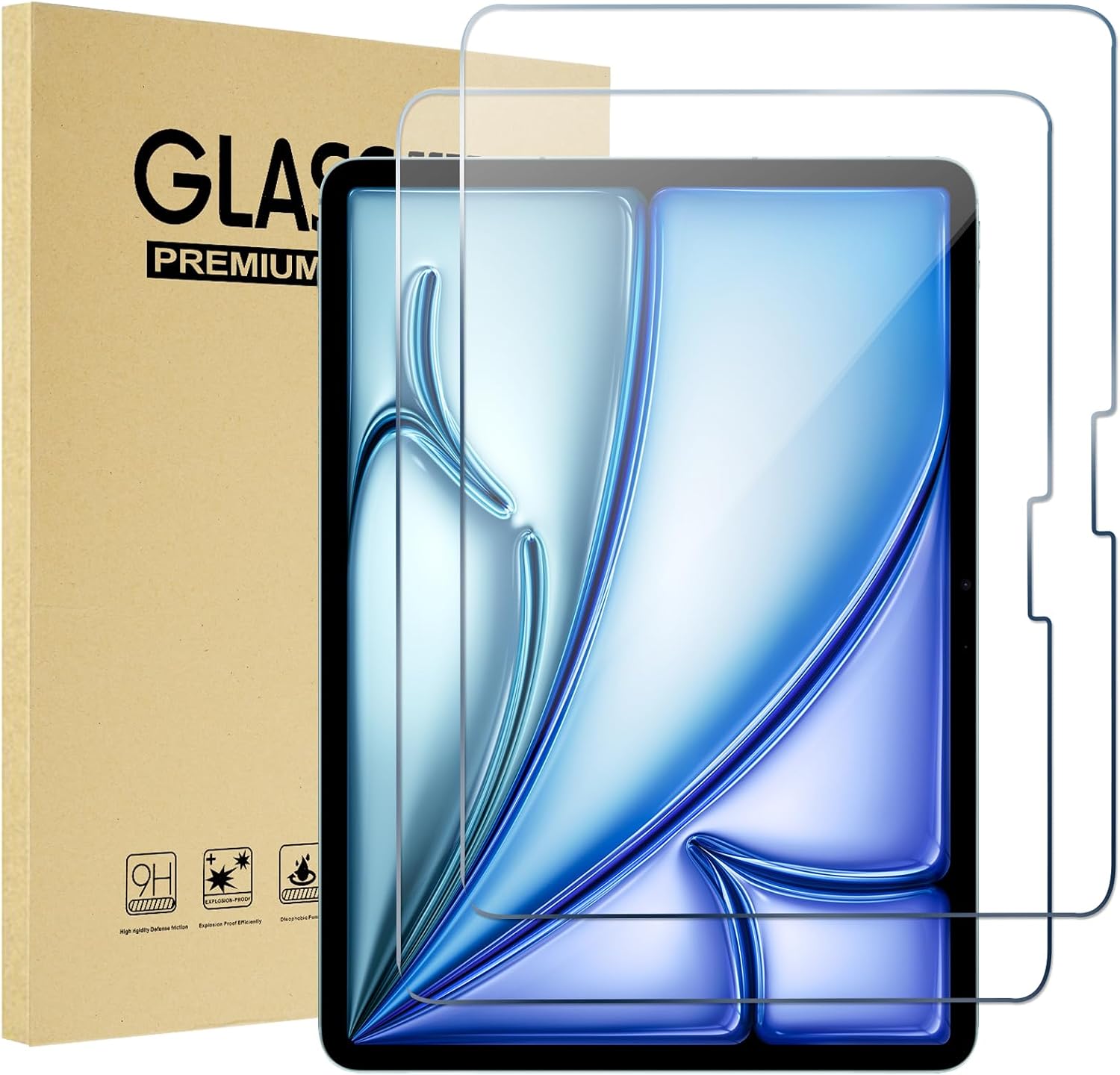 Lámina de Vidrio Templado para iPad Pro 11" M5 (2025) / M4 (2024)