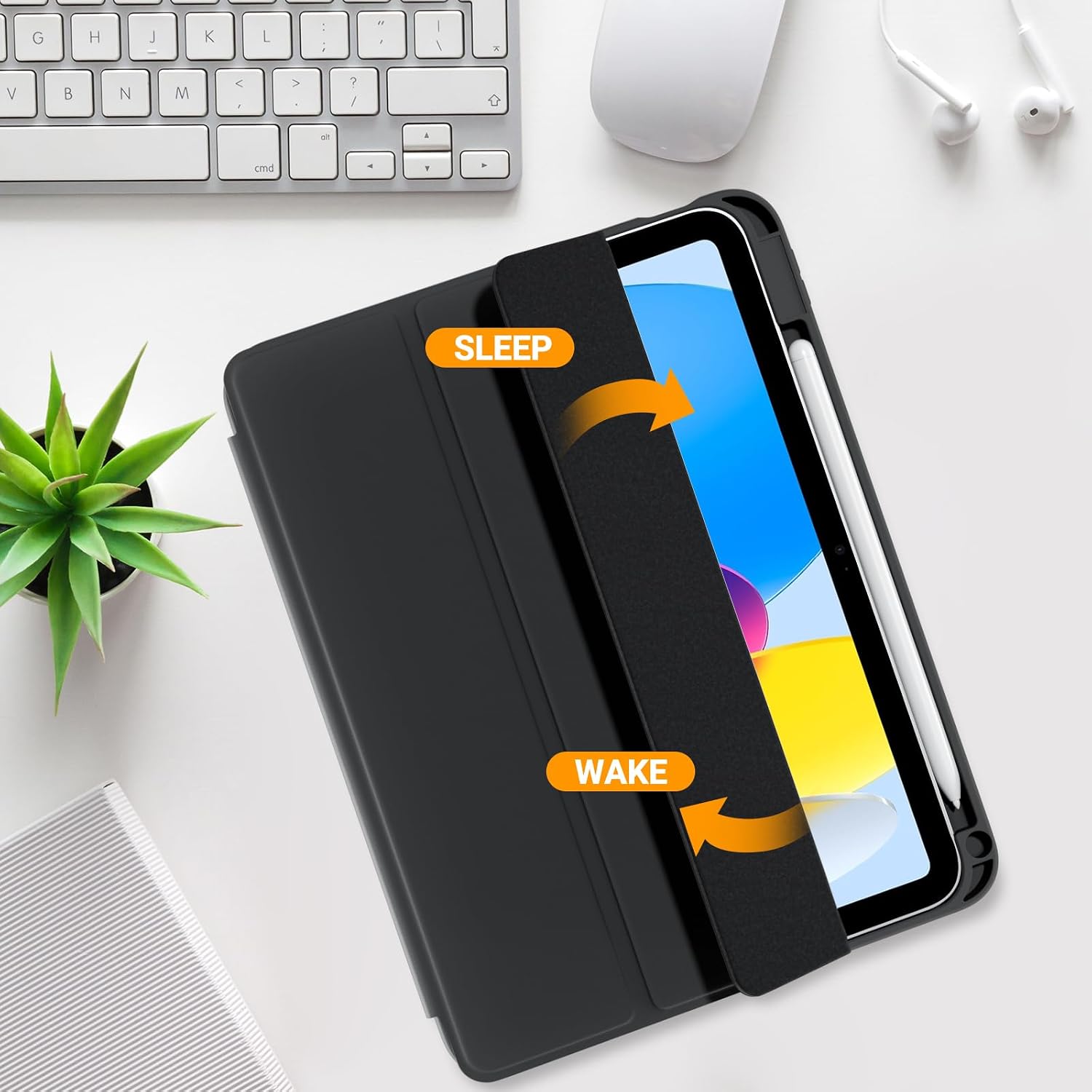 Funda Inteligente con Lámina para iPad 11ª y 10ª Generación