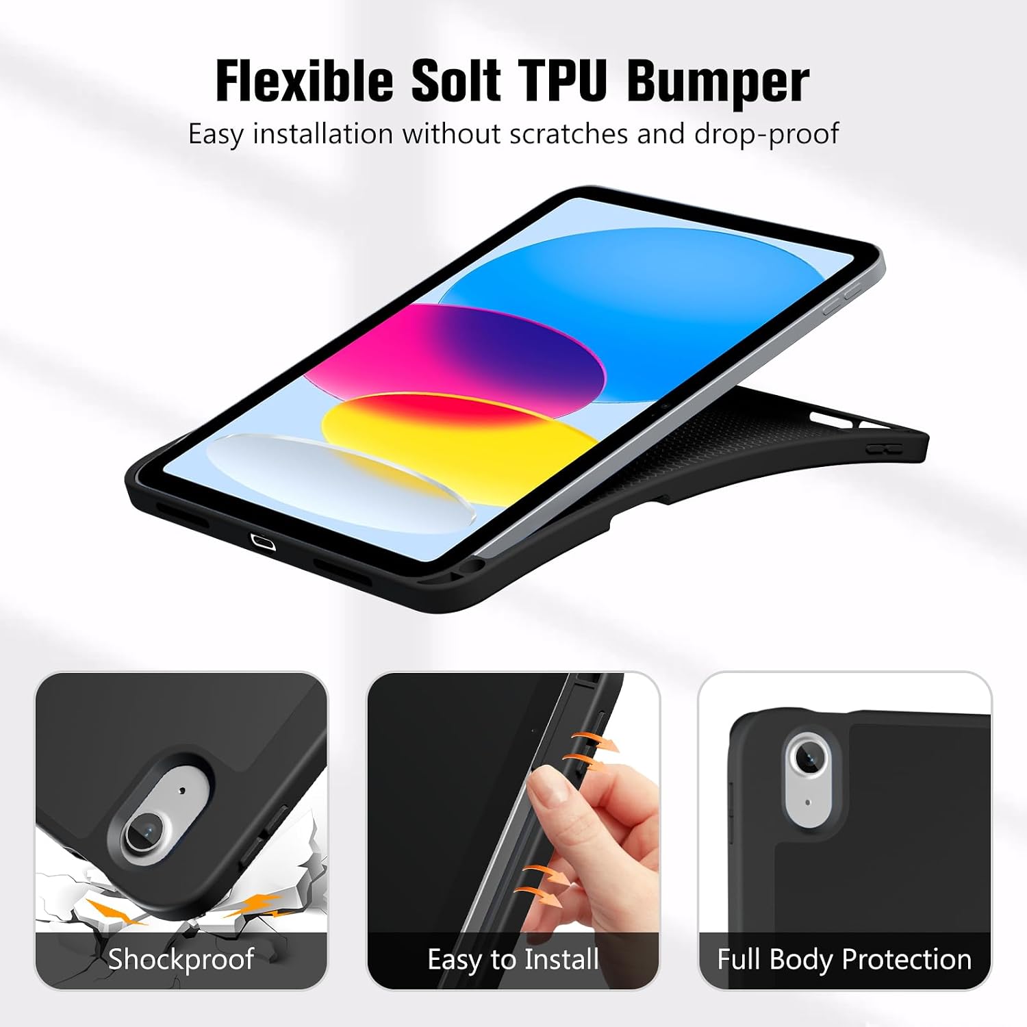 Funda Inteligente con Lámina para iPad 11ª y 10ª Generación