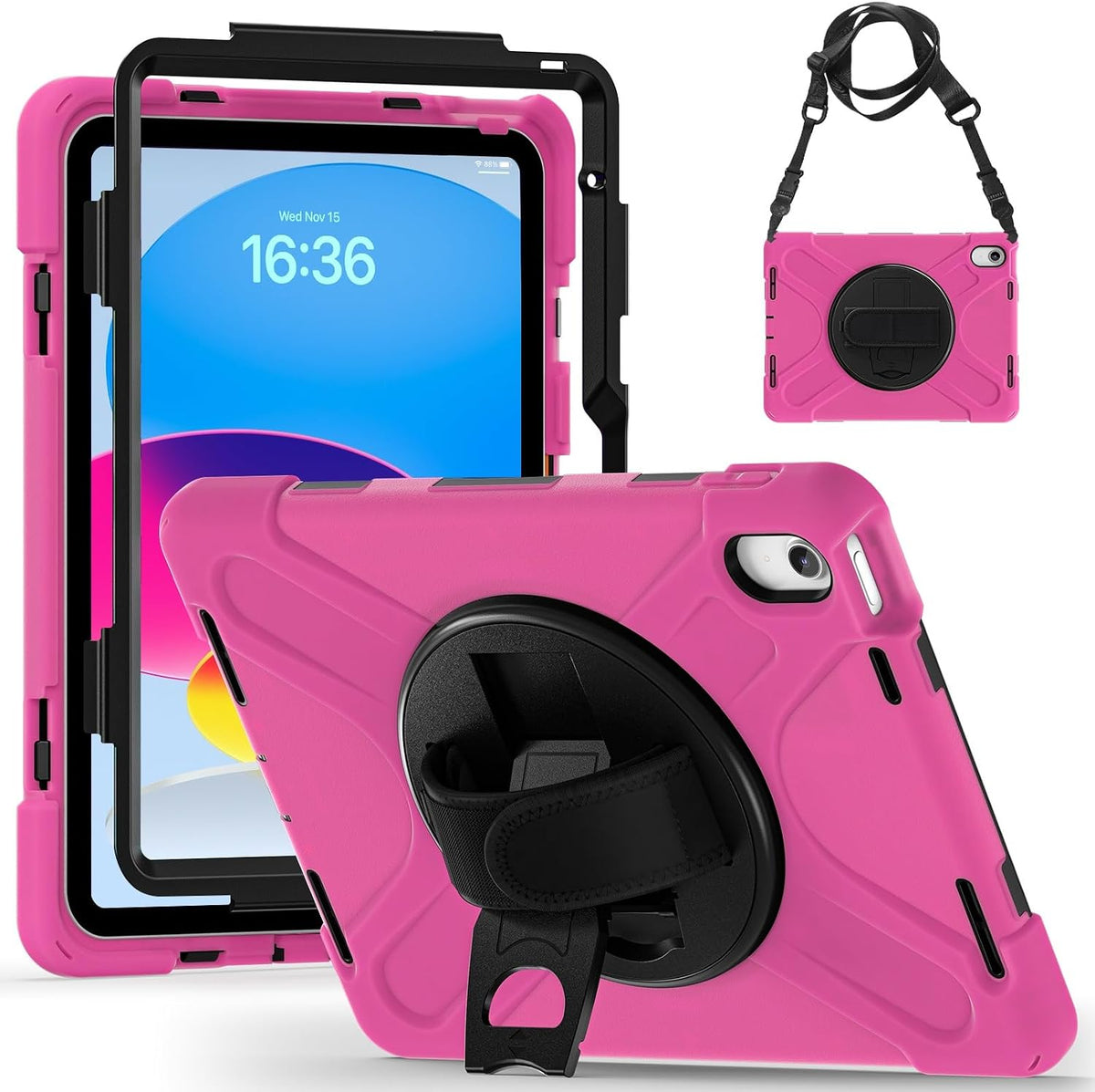Funda Antigolpes 360° para iPad A16 11” / iPad 10.9” 10ª Gen