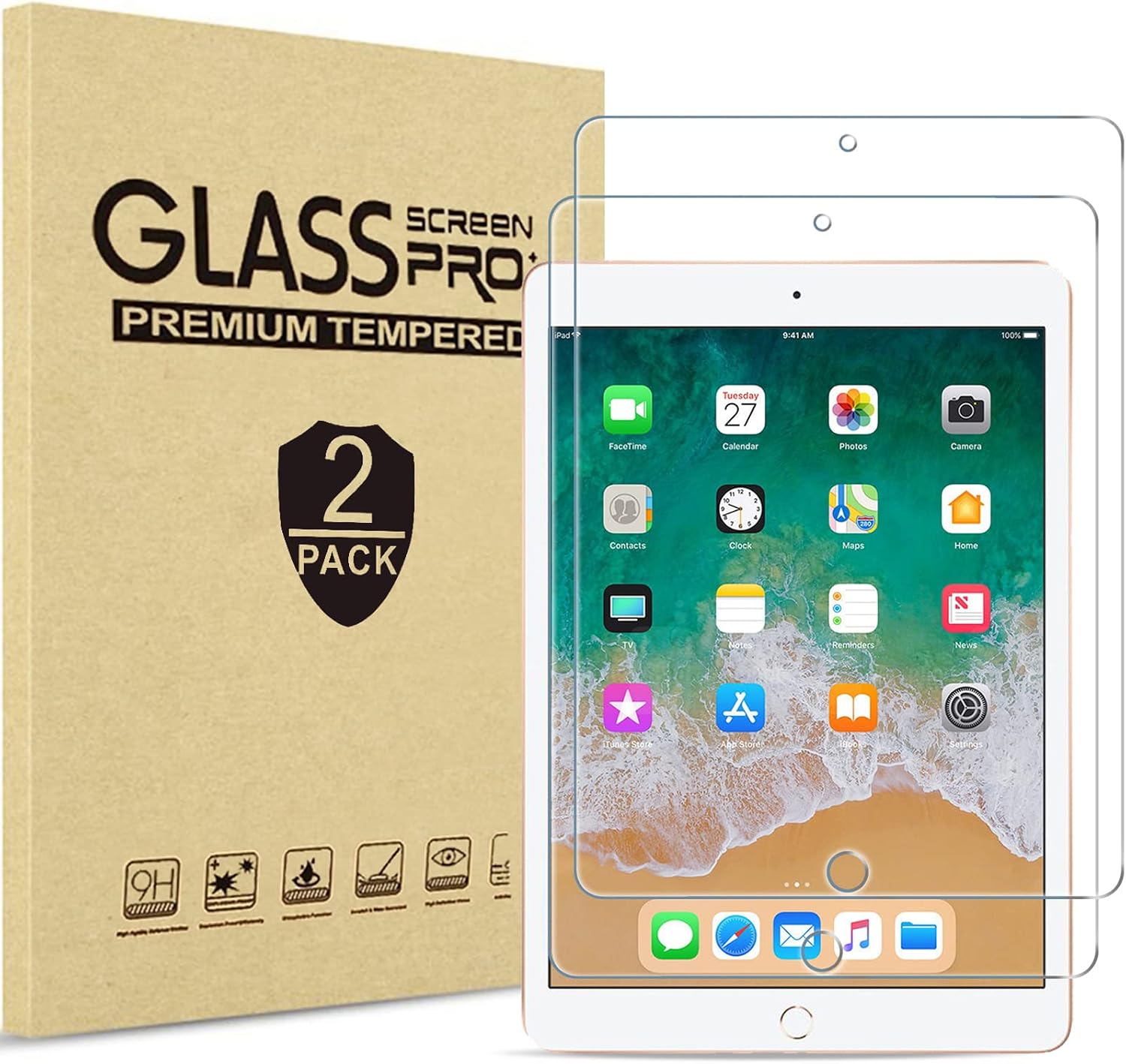 Lámina de Vidrio Templado para iPad Pro 13" M4 (2024) / iPad Air 13" M3/M2 (2025/2024)
