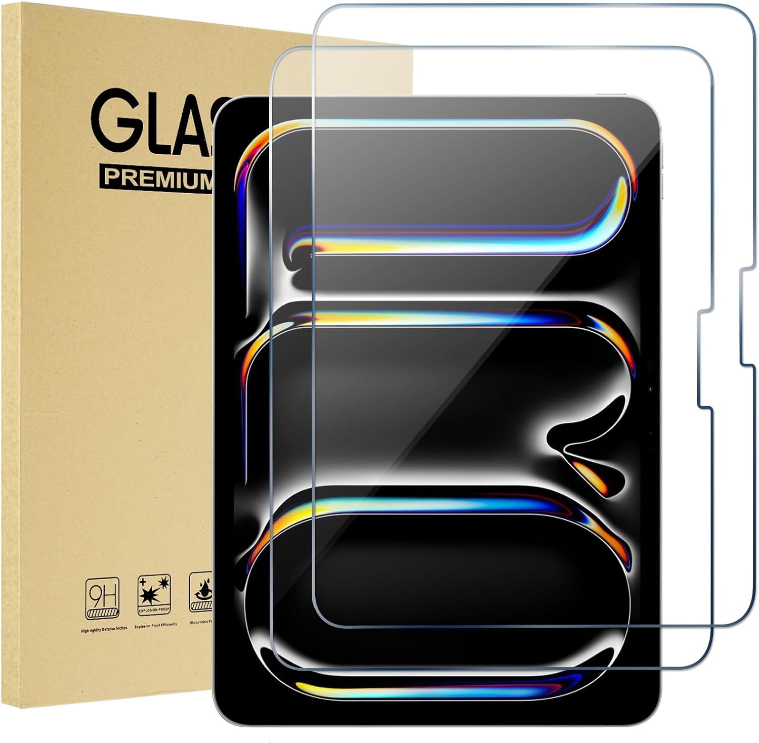 Lámina de Vidrio Templado para iPad Pro 11" M5 (2025) / M4 (2024)