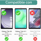 Protector compatible con Galaxy Tab A9 SM-X110 y Tab A11 SM-X133 y SM-X135