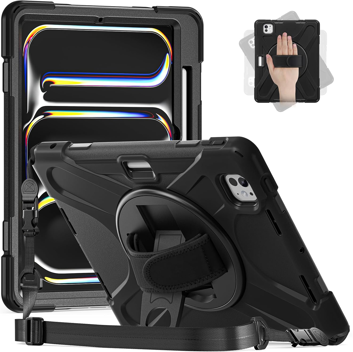 Funda Antigolpes para iPad Pro 11” M4/M5 con Soporte