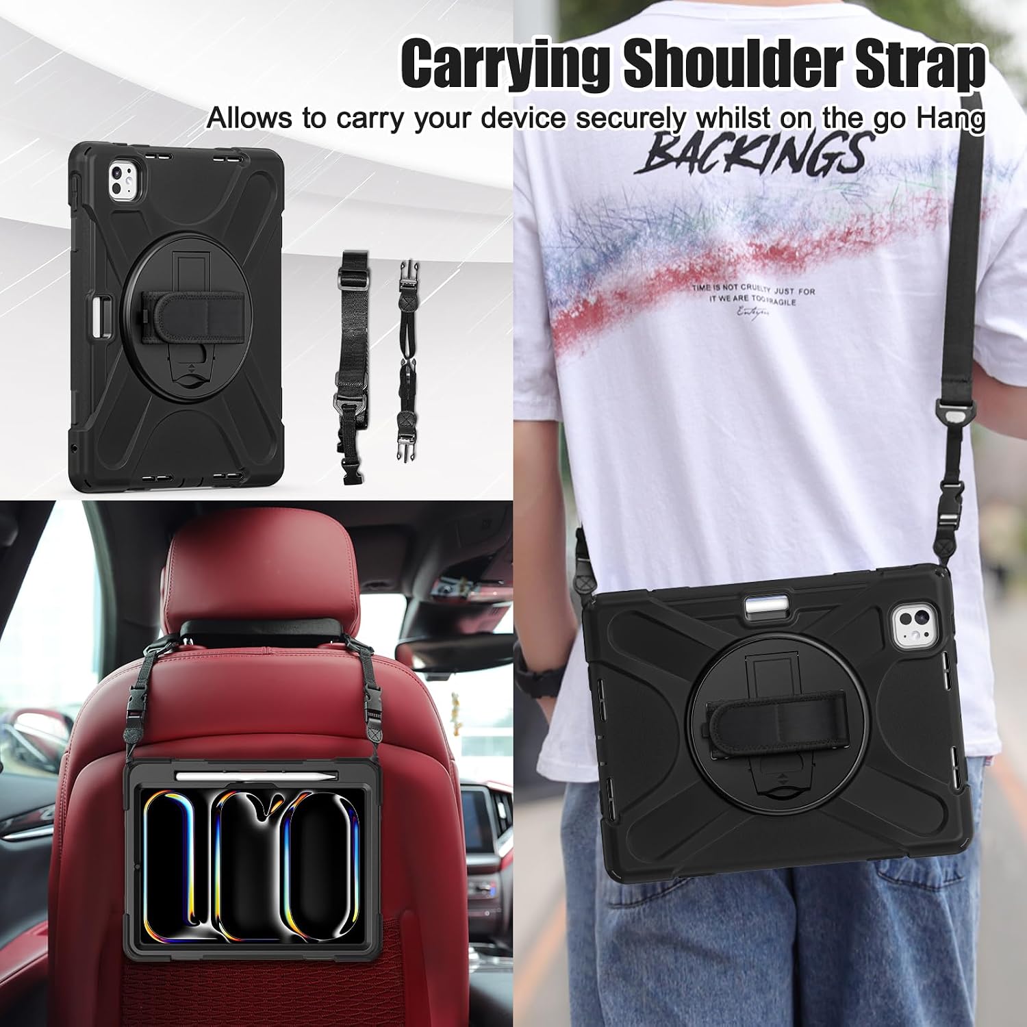 Funda Antigolpes para iPad Pro 11” M4/M5 con Soporte