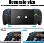 Protector de pantalla ASUS ROG Ally diseñado para usar con funda protectora