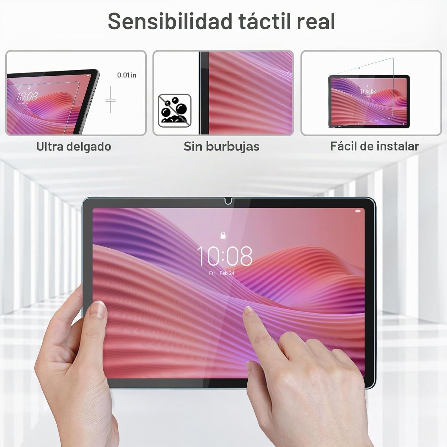 Lámina ultradelgada para Lenovo Tab con alta sensibilidad táctil