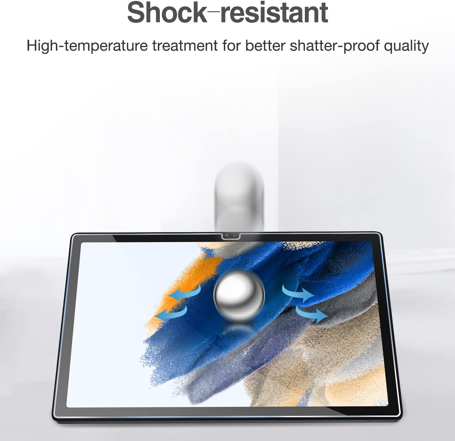 Lámina de Vidrio Templado para Galaxy Tab A8 10.5" (SM-X200/X205/X207)