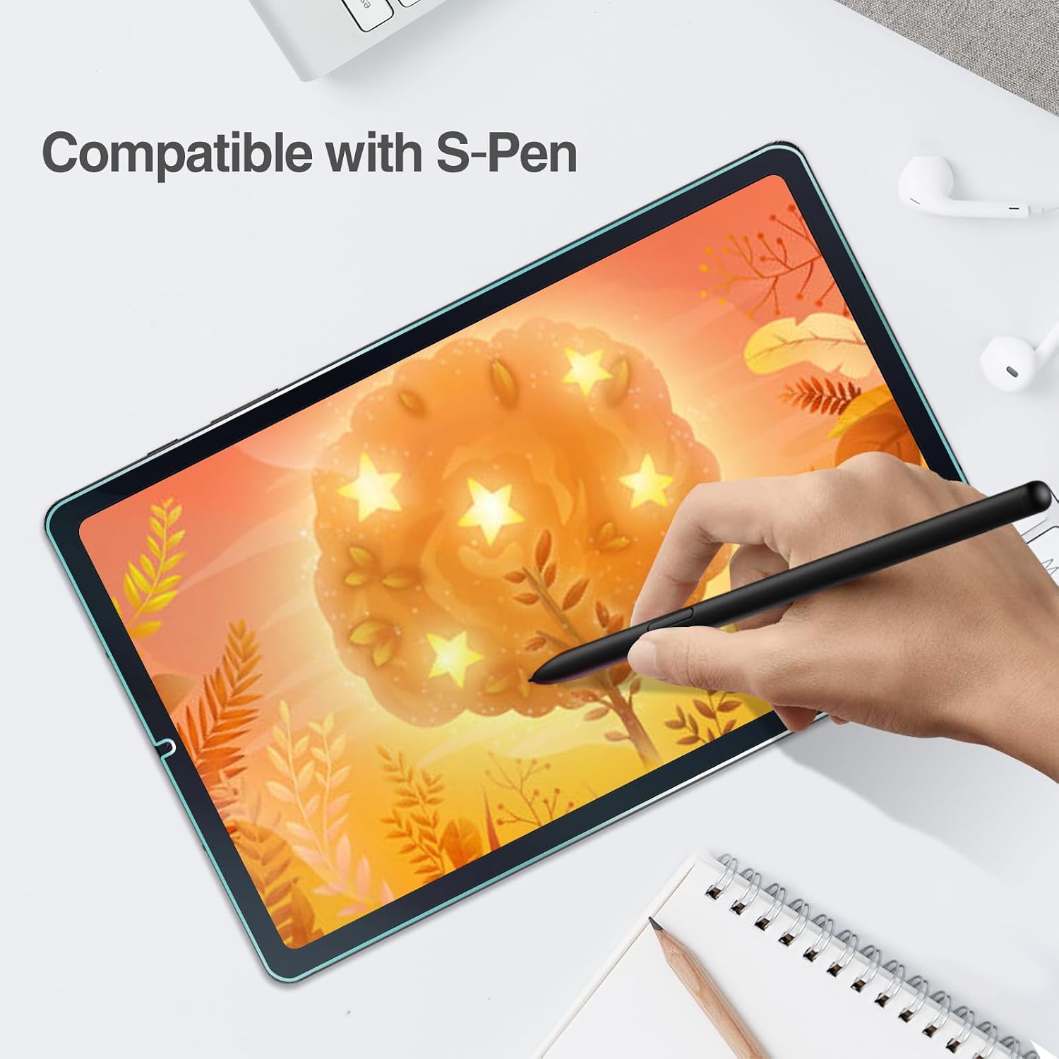 Lámina de Vidrio Templado para Galaxy Tab S6 Lite 10.4"